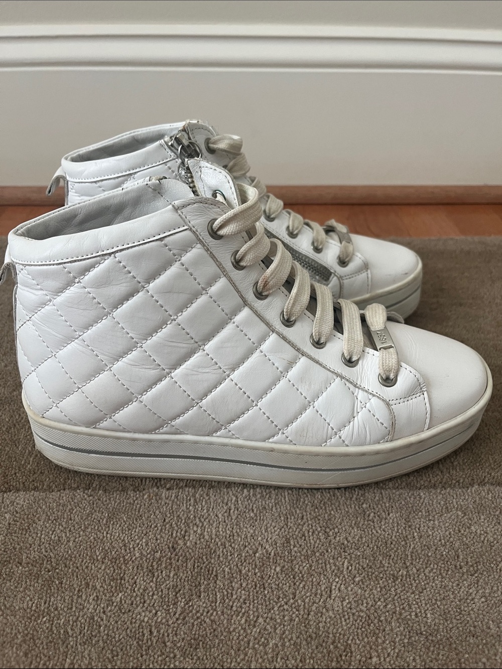 European “Jones Bootmaker” platform high tops